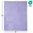 thumbnail image 4 of Your Zone Purple Oversized Fuzzy Throw Blanket for Kids, 72 x 50 inches, 4 of 9