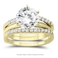 thumbnail image 3 of SZUL Women's 1/2 Carat TW Diamond Insert Ring in 14K Yellow Gold (J-K-L Color, I2-I3 Clarity), 3 of 4