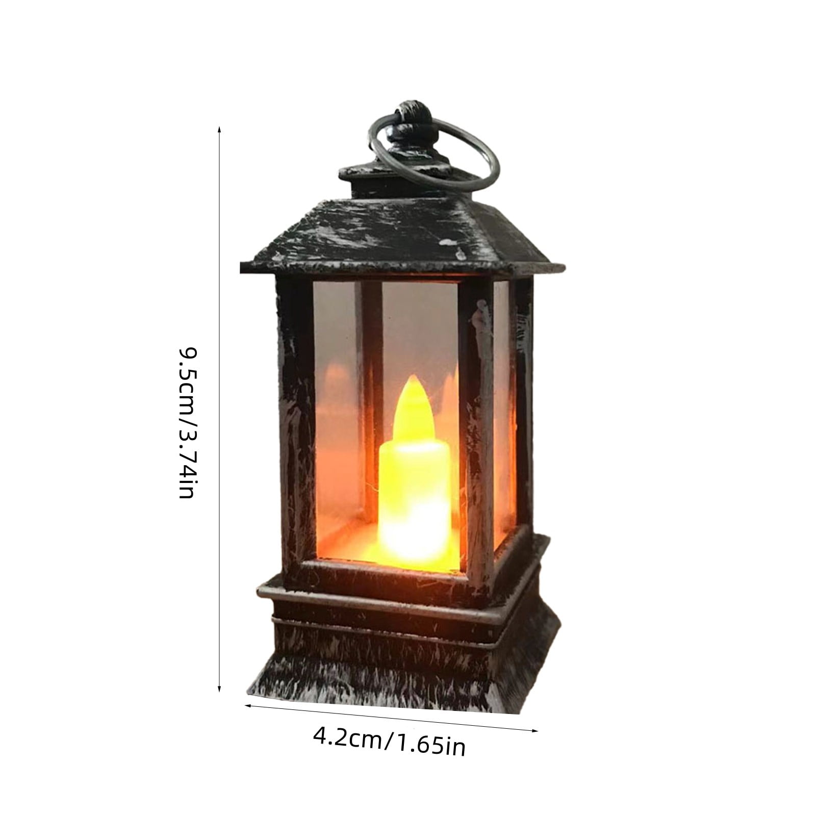 Nilvkv Christmas Lights, 2PC Christmas Lamp Electronic Candle Ambient Light Oil Lamp Candle Night Light(3.74x1.65x1.65in), Christmas Decorations
