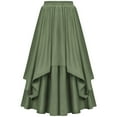 thumbnail image 5 of Weiqiqre Long Skirts for Women Maxi Skirts for Women High Waist Renaissance Skirt Long Skirt with Pockets, 5 of 6