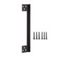 thumbnail image 1 of Eigraketly La placa protectora duradera del pestillo de la puerta Invisible negra garantiza una seguridad duradera para la puerta Artesanía 11 pulgadas, 1 of 6