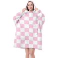 thumbnail image 2 of Comfy Wearable Blanket Hoodie for Women Men Adult, Oversized Sherpa Fleece Sweatshirt Blanket with hood and Pocket, 2 of 6