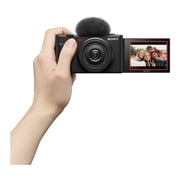 Sony ZV-1F Vlog Camera for Content Creators and Vloggers (Black) Bundle