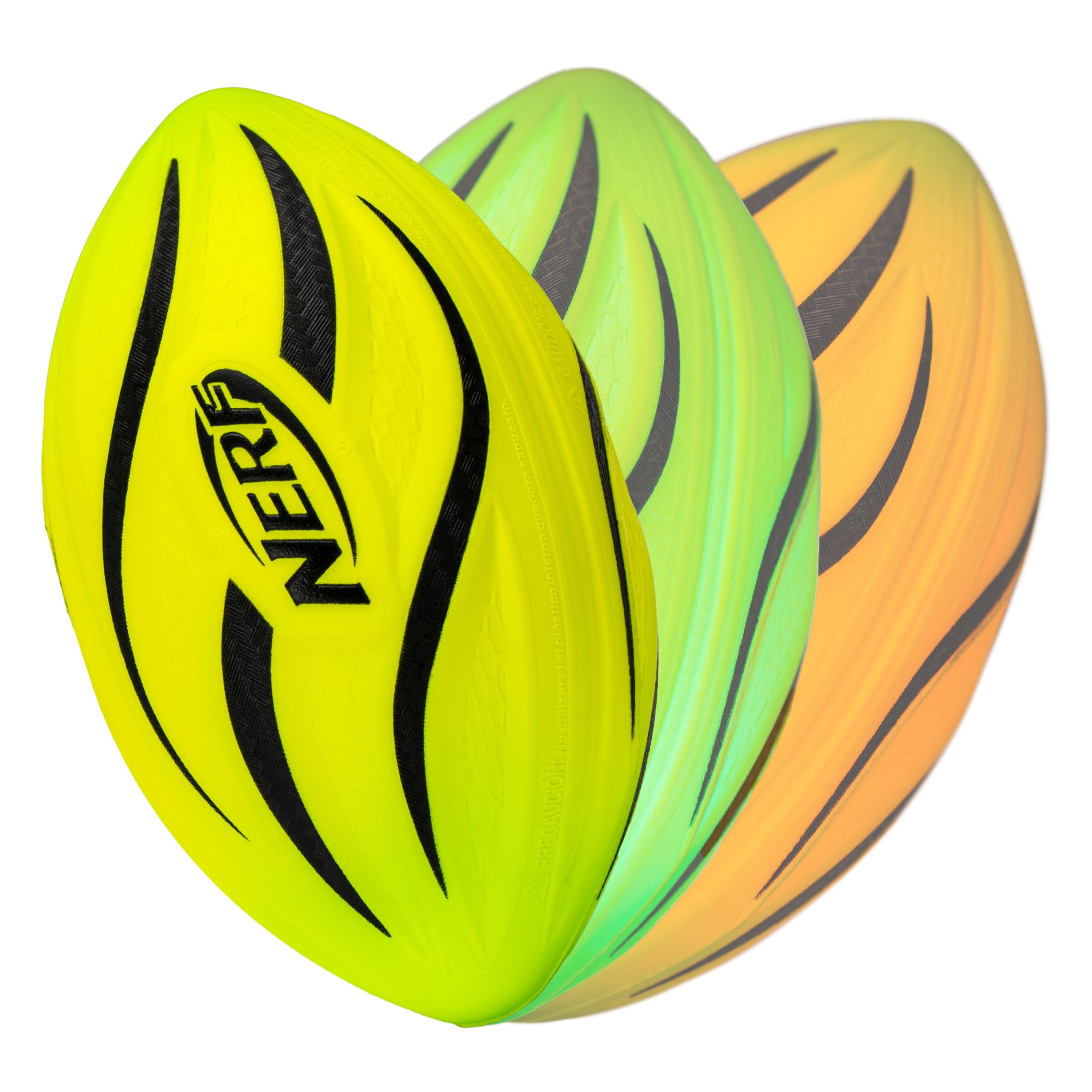 NERF Lightstrike Foam Football - 8.5 Mini Foam Football - LED Coloring Changing Lights - Light up the Night - Batteries Included