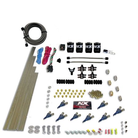 - Nitrous Express 8 CYL PIRANHA DIRECT PORT, 4 SOLENOIDS, WITH 10LB BOTTLE (200-500HP EFI JETs) 80001EFI-05