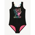 thumbnail image 5 of Justice Ring Pop Logo Girls Cross Strap One-Piece Swimsuit, Sizes 5-18, 5 of 5
