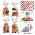 thumbnail image 3 of 100 Pcs Bolsas de Celofán para Dulces, 10.6" x 5.1" Bolsas de Celofán Transparentes Planas de Plástico con Cierres de Torcido, Multicolor, 3 of 5