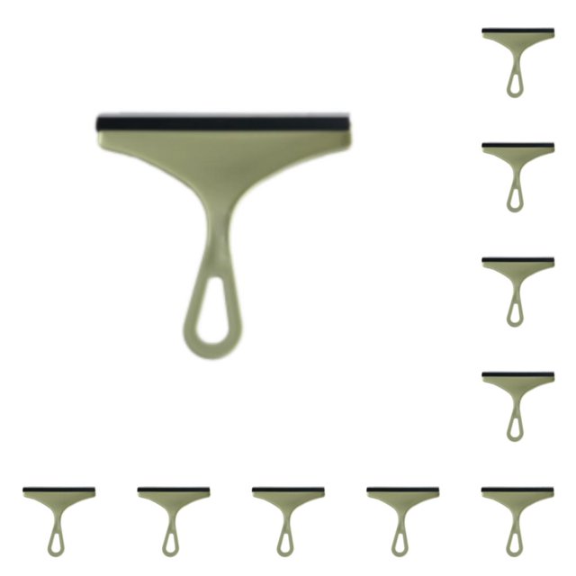 Yuarrent Cepillo de limpieza, limpiaparabrisas, herramienta de limpieza, mano de obra fina, tamaño compacto, accesorios prácticos para el Verde 10piezas