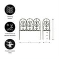 thumbnail image 4 of Montebello Wrought Iron Garden Edging, 4 of 7