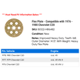 thumbnail image 2 of Flex Plate - Compatible with 1976 - 1980 Chevy C20 1977 1978 1979, 2 of 2