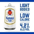Natural Light Beer, 24 Pack Beer, 12 fl oz Cans, 4.2% ABV, Domestic 