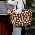 thumbnail image 4 of Wukai Cute Small Farm Birds Print Zipper Bag,large Beach Tote Bag,Waterproof Sandproof Bag,Grocery and Picnic Tote Travel Bag, 4 of 5