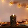 thumbnail image 5 of Halloween Skull Night Light Golden Decorative Lamp Holiday Atmosphere Light, 5 of 6