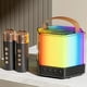 thumbnail image 5 of Máquina de Karaoke, Altavoz de Karaoke Portátil Bluetooth con Bajo con Luces Deslumbrantes para Micrófonos para Adultos y Niños Negro, 5 of 5