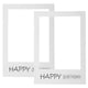 thumbnail image 1 of KAKOWELY marcos de fotos de papel con texto "Feliz cumpleaños", accesorios para fotomatón para fiesta de cumpleaños, 1 of 3