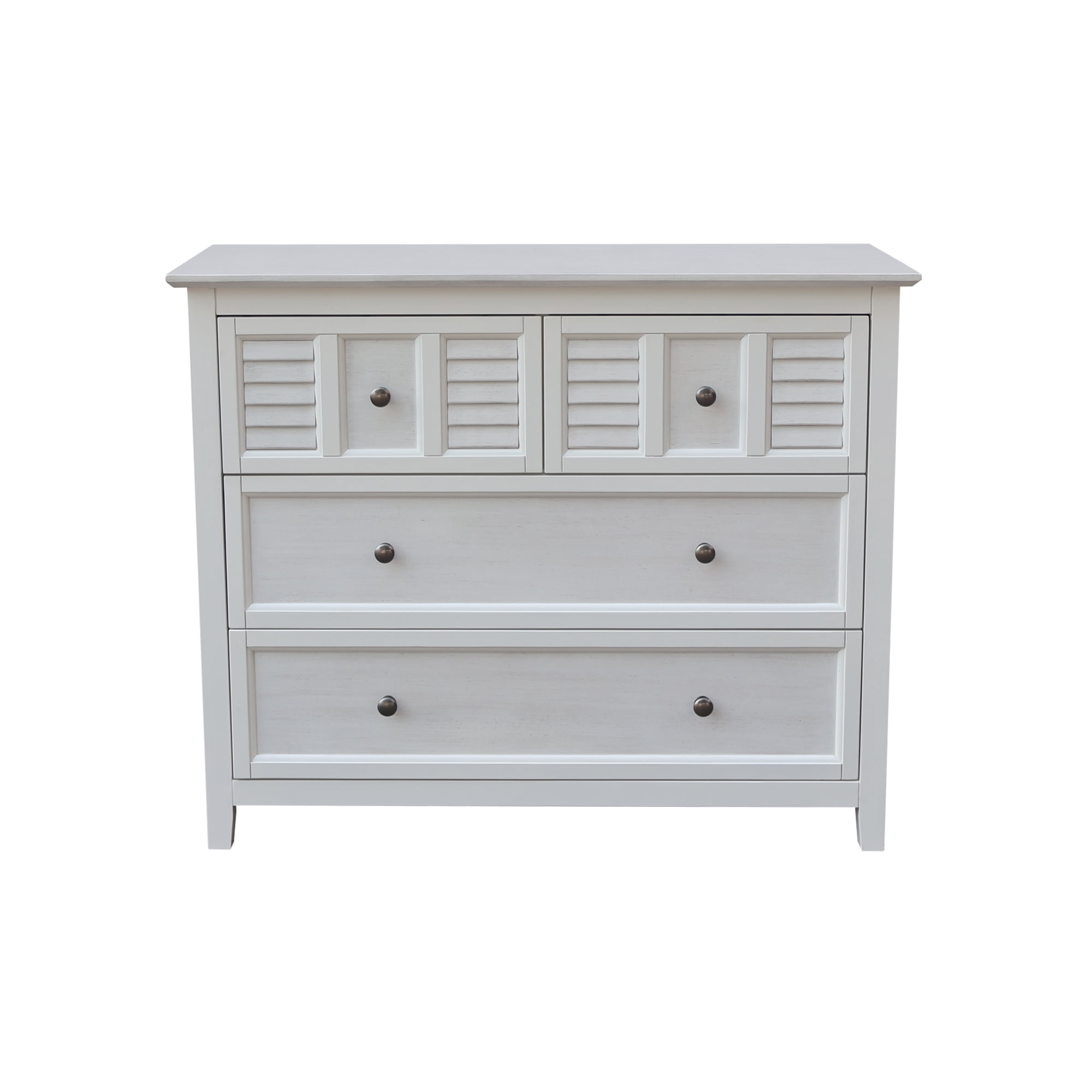 Nantucket Breeze Solid Wood Bedroom 4 Drawer Dresser