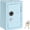 Blue, variant on 7 Inch Cash Box with Lock, Mini Safe Box Money Locker Small Bank Money Saving Boxes with Tray Keys for Cash Watches Jewelry Personal Items