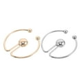 thumbnail image 4 of Shisuyan 2Pcs Round Scarf Clip Alloy Silver Scarf Pin For Women Daily Outings, 4 of 8