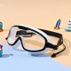 thumbnail image 5 of Swimming Goggles Unisex High Definition Waterproof And Fogs Proof Piece Earplugs Integrated Large Frame Swimming Diving Training, 5 of 6