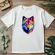 thumbnail image 3 of Playera Blanca Camiseta Unisex Estampada De Moda Lobo, 3 of 4