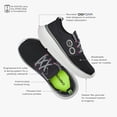 thumbnail image 4 of Zapato de recuperación OOFOS Oomy Stride blanco y negro para mujer 9.5, 4 of 7