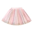 thumbnail image 3 of Jalioing Girls Cute Tulle Skirts Layered Dance Dress Skirt Girls Kids Elastic Waist Ruffle Princess Skirt Dancewear, 3 of 9