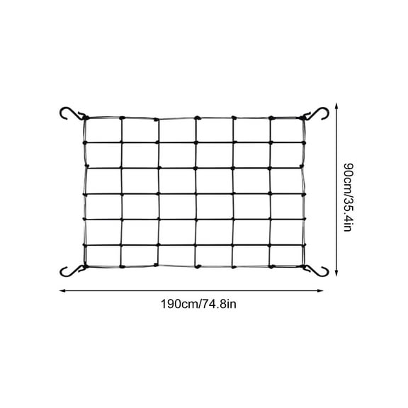 Elastic Plant Support Netting with Hooks Garden Trellis Climbing Grid for Tomatoes, Cucumbers, Flowers, Stretch Training