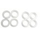 thumbnail image 1 of 200pcs VE pump pump nylon shim DIESEL fuel pump nozzles Nylon gasket 18mm x 14mm x 2mm/18*14*2~19263, 1 of 1