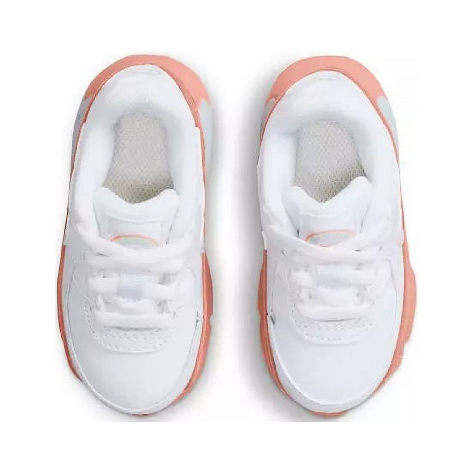 Toddler's Nike Air Max 90 LTR SE White/Aura-Lt Madder Root (DM0958 100) - 6