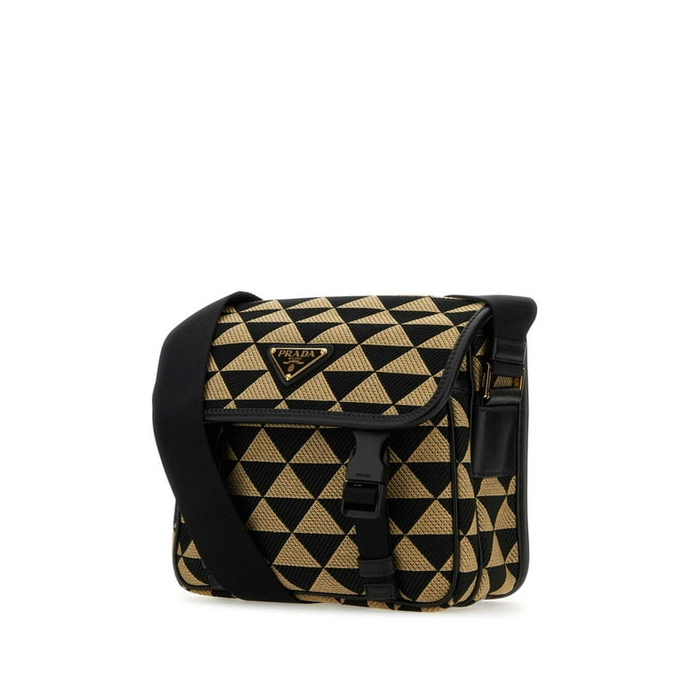 Prada Man Embroidered Fabric Prada Symbole Crossbody Bag Walmart