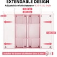 thumbnail image 2 of Expandable Desk Drawer Organizer, Mesh Tray with 10 Adjustable Compartments, Desk Organizers for Office Supplies, Makeup & Vanity (Expandable-Pink 2pack), 2 of 17