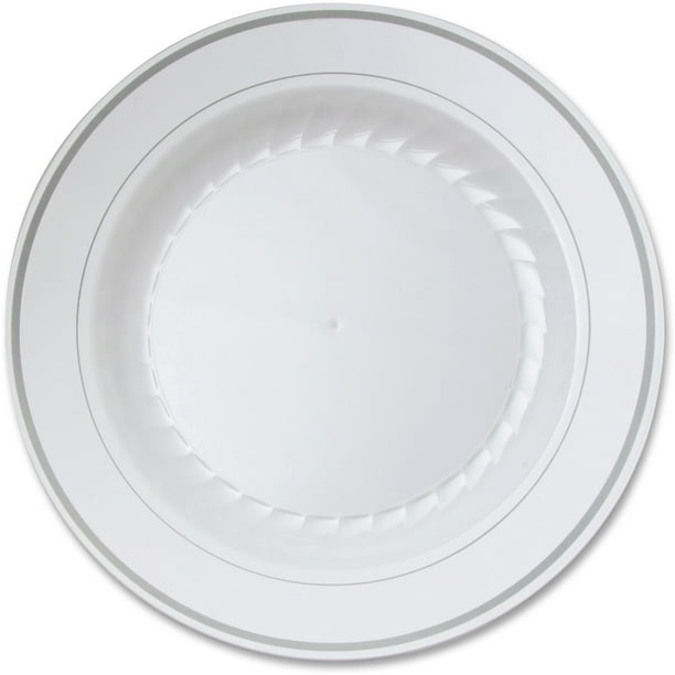 Masterpiece Wnarsmp101210ws Wna Comet Round Plate 10 Pack White Walmart Com Walmart Com