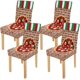 thumbnail image 1 of Funda para Silla ABPHQTO Deliciosa Pizza Juego de 4, 1 of 4