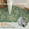 thumbnail image 4 of BERTHMEER 9'x12' Area Rugs for Living Room Bedroom Dining Room Office Farmhouse Vintage Large Washable Traditional Non-slip Blackish Green Rugs Carpets, 4 of 6