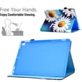 thumbnail image 3 of Allytech iPad 10.2" Case, iPad 9 8 7 Case 10.2", Slim Fit Multi Angle Stand Smart Cover Auto Sleep Wake Shockproof Protection Anti-scratch Case for Apple iPad 9th 8th 7th Gen - Sunflower, 3 of 7