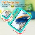 thumbnail image 3 of SUPNICE Kids Case with Built-in Screen Protector for Samsung Galaxy Tab A8 10.5" 2022 (Model SM-X200/X205/X207), Shockproof Handle Stand Protective Case for Samsung Tab A8 10.5 Inch 2022, Turquoise, 3 of 8