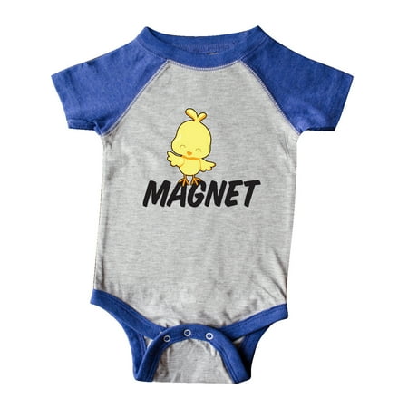 

Inktastic Im a Chick Magnet Gift Baby Boy Bodysuit