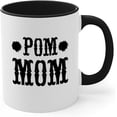 thumbnail image 1 of pom mom 73#- mom-Mug/Coffee Cup 15oz / Black, 1 of 1
