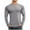 Grey, variant on Kaemgyyd Long Sleeve Shirt for Men Stretch Compression Athletic Shirts Breathable Slim Crew Neck Undershirts for Hiking Running Workout