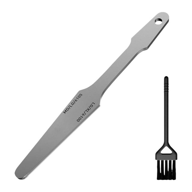 Lima de trastes para guitarras, lima de trastes de doble cara con cepillo de limpieza, herramienta de reparación de guitarras para bajos, violines y