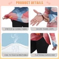 thumbnail image 3 of Hibiscus Bloom Women UPF 50+ UV Shirts Long Sleeve with Thumb Holes Workout Sun Shirt Quick Dry Athletic Hiking Tops, 3 of 6