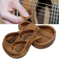 thumbnail image 4 of Guitarra, 3 piezas Púa de guitarra Púa de madera de olivo Púa de guitarra Diseño de próxima generación Jadeshay A, 4 of 8