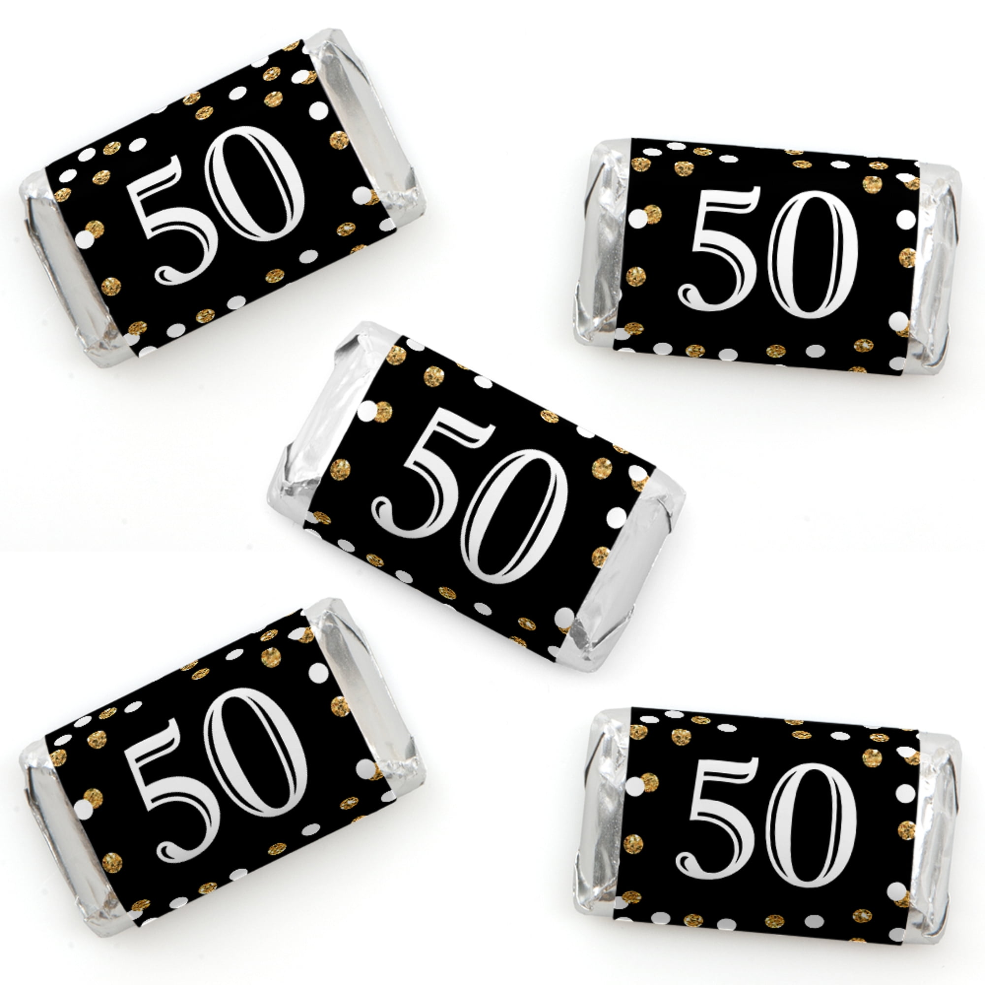 50 Milestone Year 15 Years Design Personalized Favor Bags Candy Buffet 