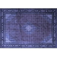 thumbnail image 1 of Ahgly Company Machine Washable Indoor Rectangle Medallion Blue Traditional Area Rugs, 8' x 12', 1 of 4