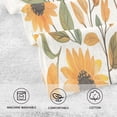 thumbnail image 5 of Yayeee 2 Pack Hand Towels for Bathroom 100% Cotton 16" x 28" Soft Absorbent Kitchen Towel, Watercolor Sunflowers, 5 of 7