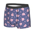 thumbnail image 2 of Wukai Cute Pig Print Men’s Underwear Breathable Boxer Briefs,&nbsp;Moisture Wicking & Breathable-Large, 2 of 7