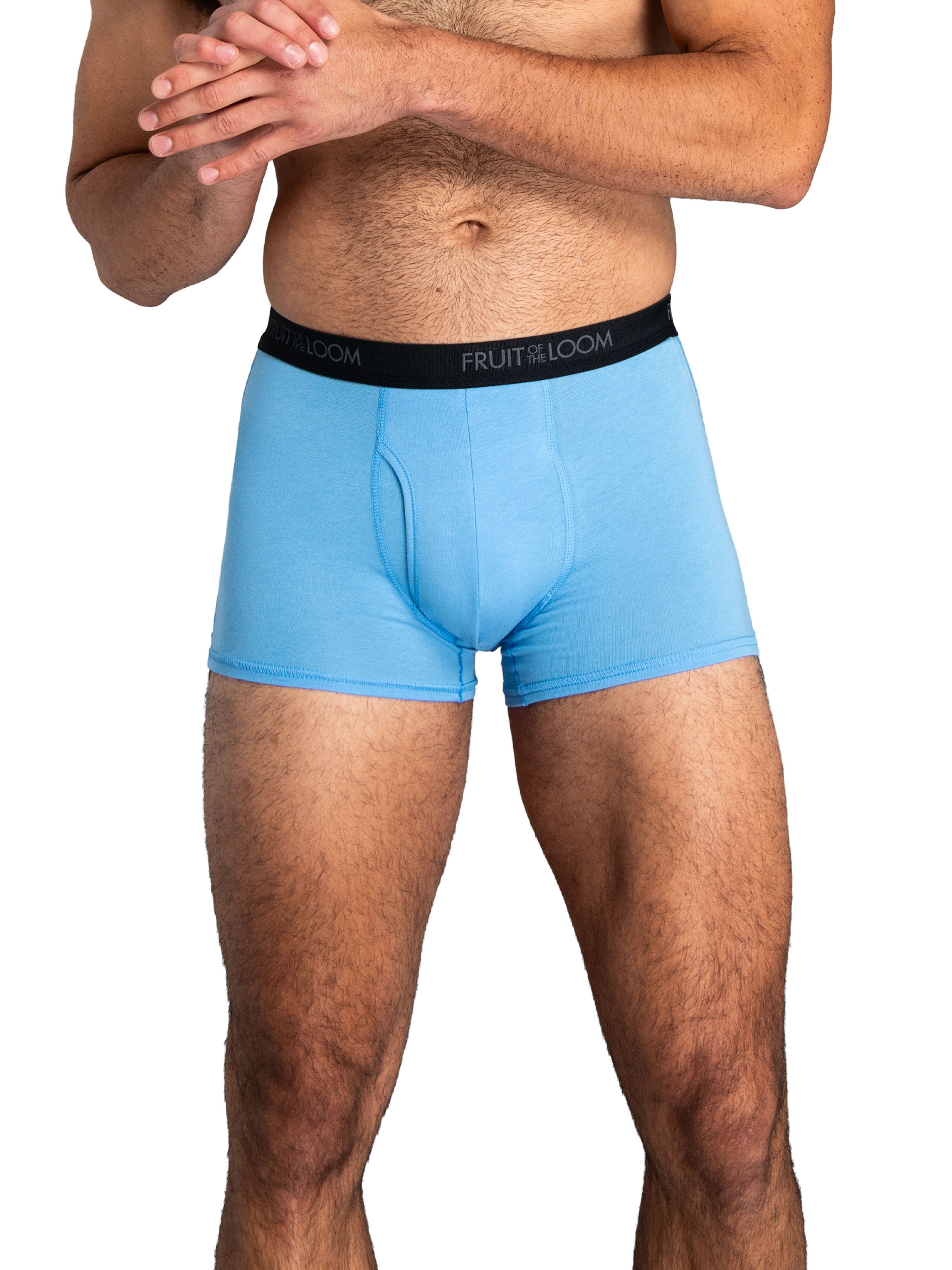 Fruit of the Loom Men's Cotton Stretch Trunk Underwear, 6-Pack photo 3