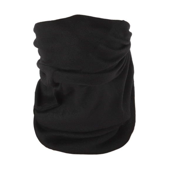 Unique Bargains 1 Pc Neck Gaiter Soft Classic Face Cover Black