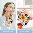 thumbnail image 6 of SKYSONIC Halloween Pattern Washcloths, 2 PCS 12 X 12 Inches Cotton Wash Cloths, Highly Absorbent and Soft Face Towels for Bathroom,Gym,Hotel and Spa, 6 of 7