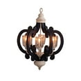 thumbnail image 2 of Wood Chandelier 6 - Light Farmhouse Pendant Lighting Natural Wood Hanging Light Fixture for Kitchen Living Dining Room, Bulb Not Included, 2 of 4